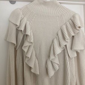 Prologue ruffle sweater
